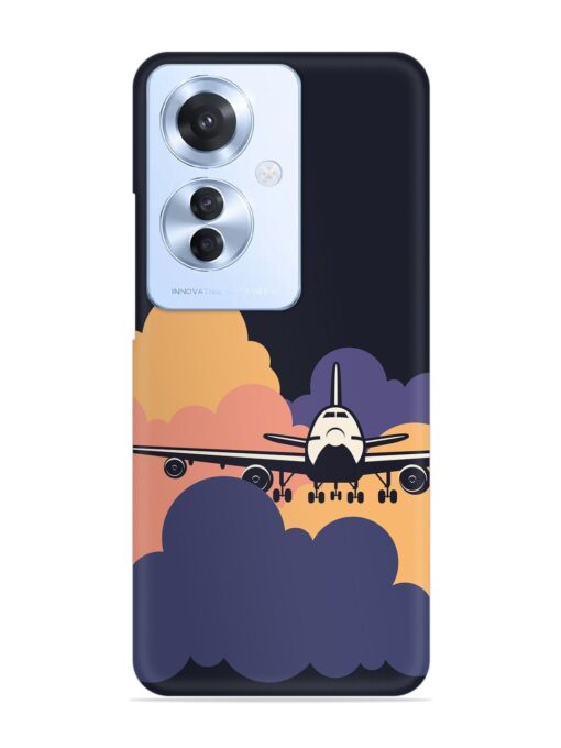 Aeroplane vector Snap Case for Oppo F25 Pro (5G)