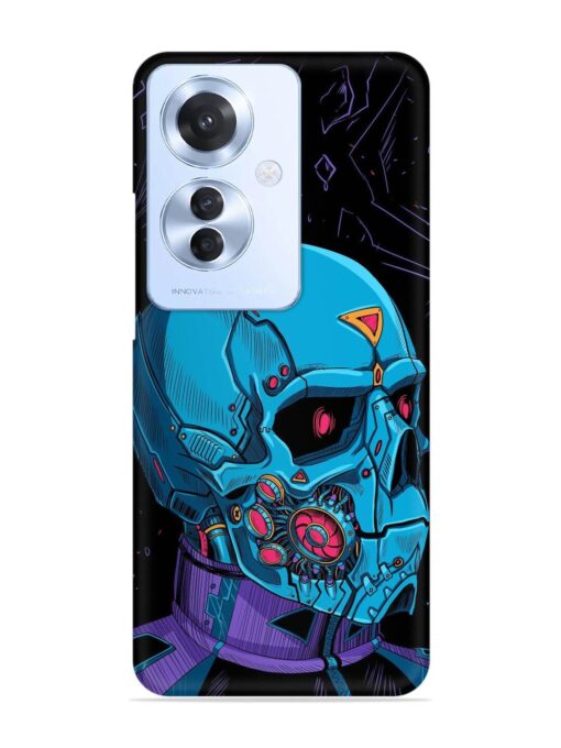 Skull Robo Vector Snap Case for Oppo F25 Pro (5G)