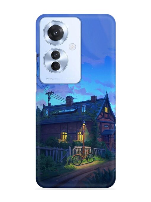 Beautiful Village House Snap Case for Oppo F25 Pro (5G) Zapvi