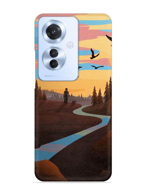 Natural Landscape Art Snap Case for Oppo F25 Pro (5G)