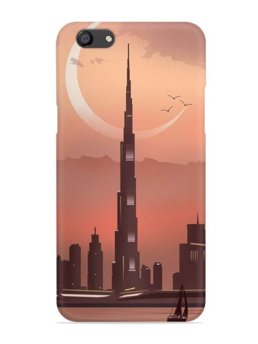 Landmark Burj Khalifa Snap Case for Oppo F3 Zapvi