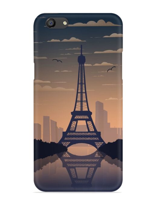 France Paris Eiffel Tower Gradient Snap Case for Oppo F3 Zapvi