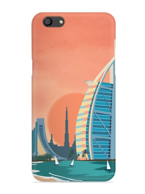 Dubai Architectural Scenery Snap Case for Oppo F3 Zapvi