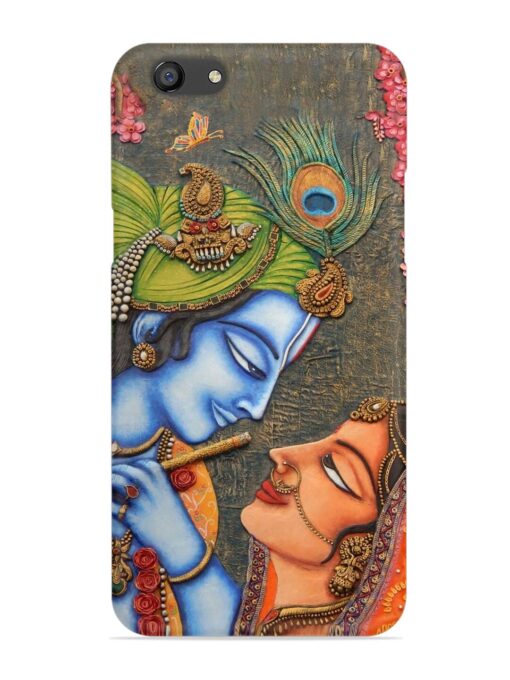 Lord Radha Krishna Flute Art Snap Case for Oppo F3 Zapvi