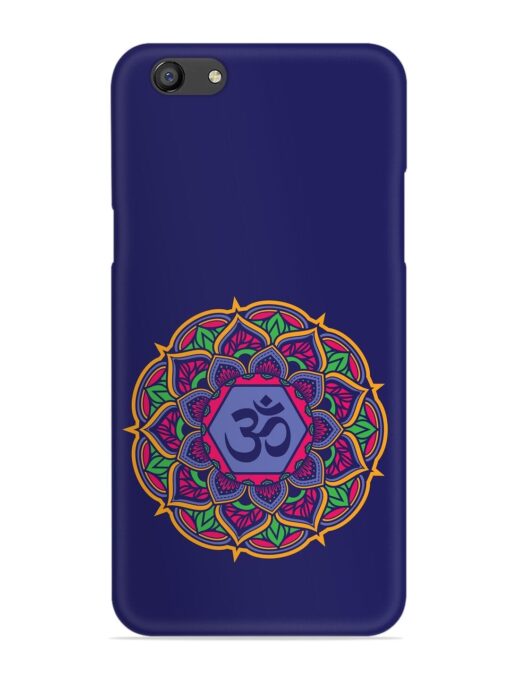 Om Mandala Art Blue Snap Case for Oppo F3