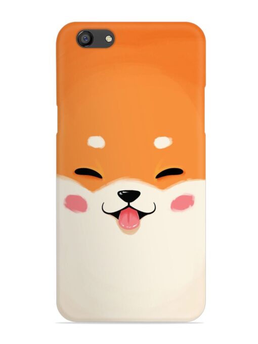 Cute Dog Face Vector Snap Case for Oppo F3