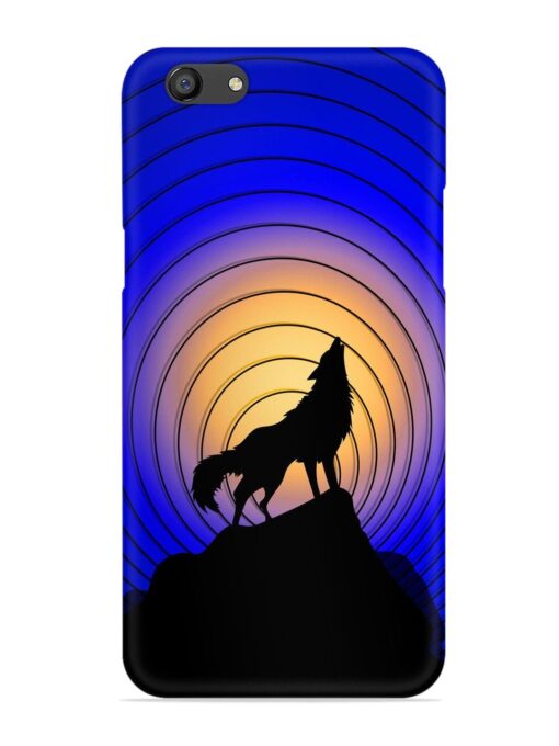 Fox Roaring Design Snap Case for Oppo F3 Zapvi