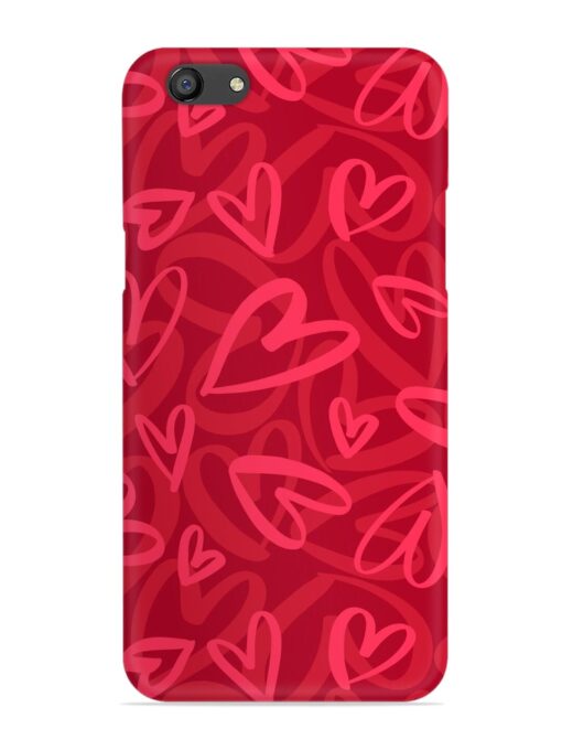 Seamless Romantic Pattern Snap Case for Oppo F3 Zapvi