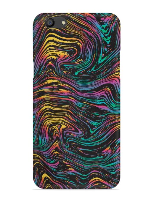 Abstract Liquid Colors Snap Case for Oppo F3 Zapvi