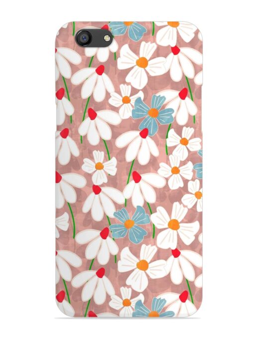 Abstract Petal Flowers Snap Case for Oppo F3