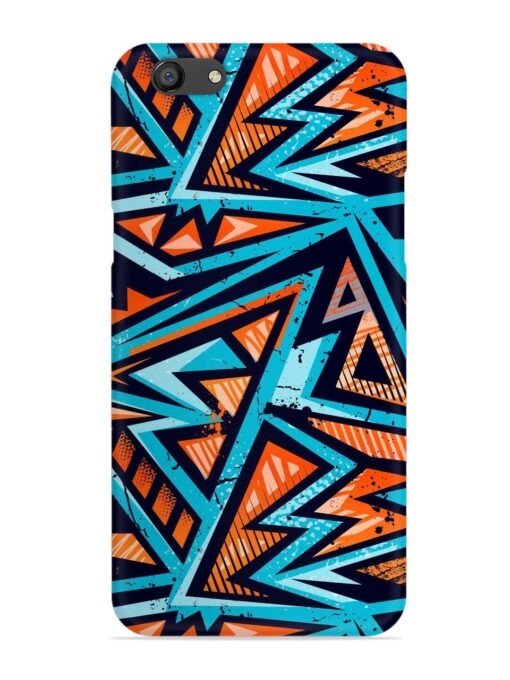 Abstract Seamless Grunge Snap Case for Oppo F3 Zapvi