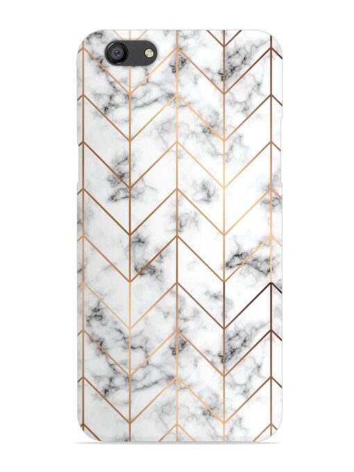 Vector Marble Texture Snap Case for Oppo F3 Zapvi