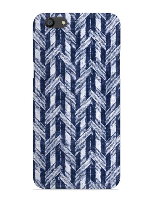 Abstract Herringbone Motif Snap Case for Oppo F3 Zapvi