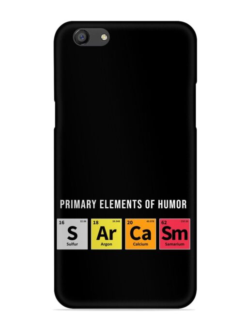 Primary Elements Humor Snap Case for Oppo F3 Zapvi