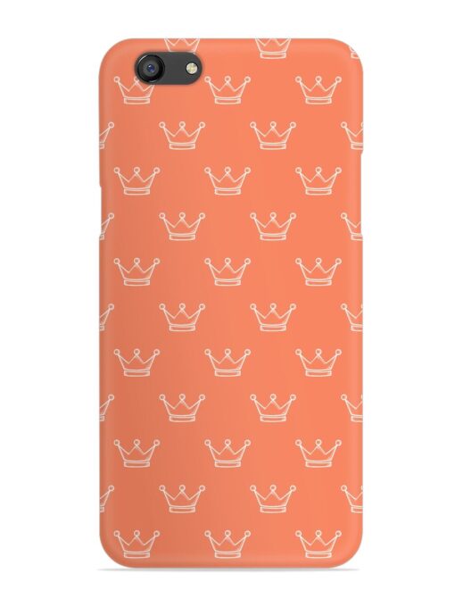 Hand Drawn Crown Snap Case for Oppo F3 Zapvi