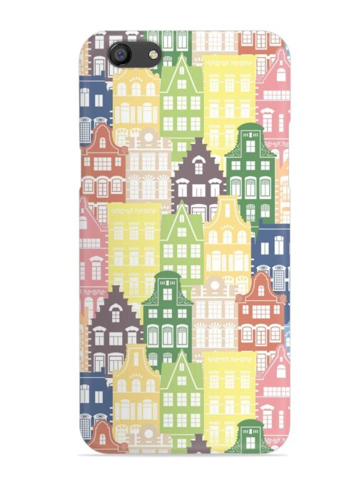 Seamless Shapes Pattern Snap Case for Oppo F3 Zapvi