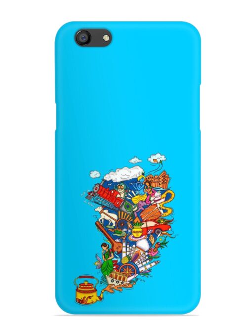 Vector Design Indian Snap Case for Oppo F3