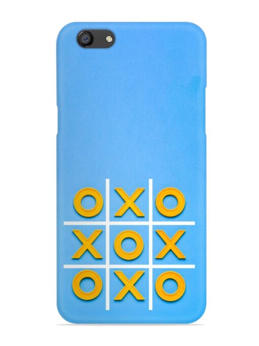 Yellow Plastic Crosses Snap Case for Oppo F3