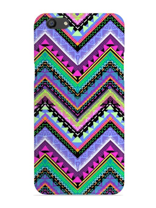 Tribal Aztec Print Snap Case for Oppo F3 Zapvi