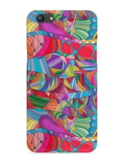 Seamless Patterns Hand Drawn Snap Case for Oppo F3