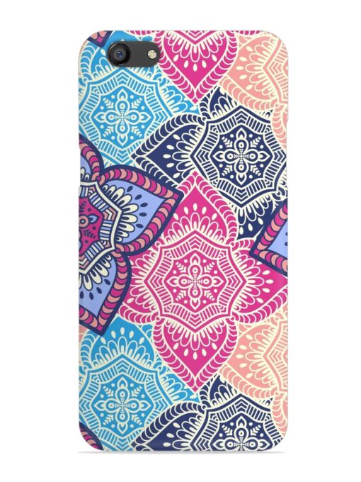 Ethnic Floral Seamless Snap Case for Oppo F3 Zapvi