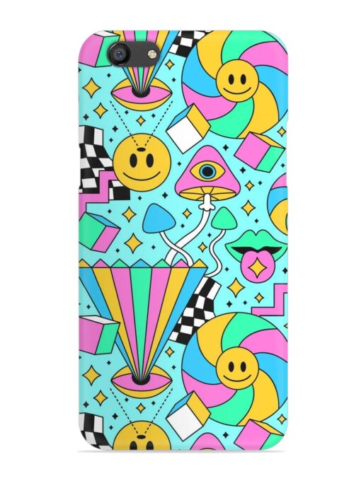 Trippy Rainbow 60S Snap Case for Oppo F3