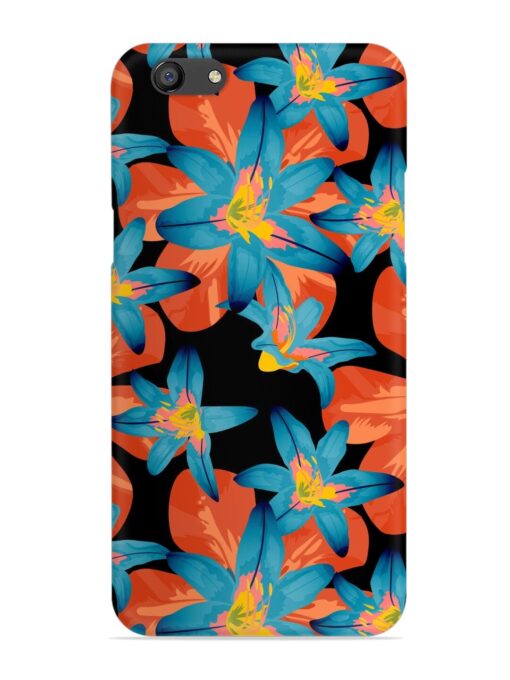 Philippine Flowers Seamless Snap Case for Oppo F3 Zapvi