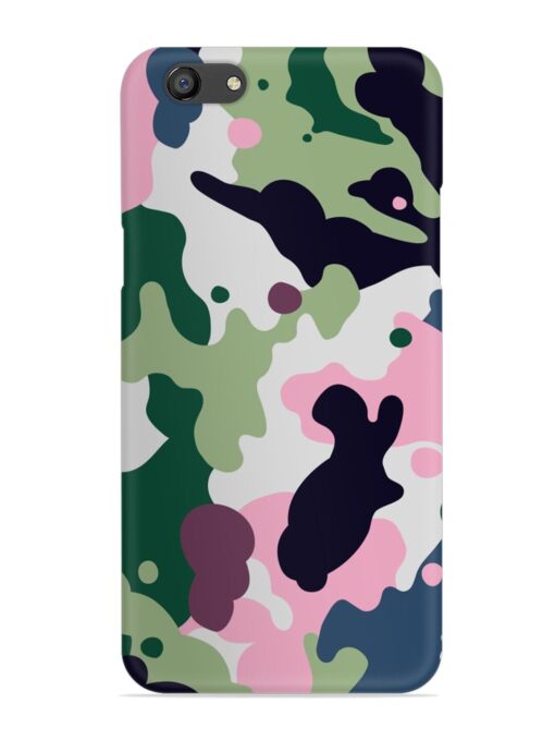 Seamless Funky Camouflage Snap Case for Oppo F3 Zapvi