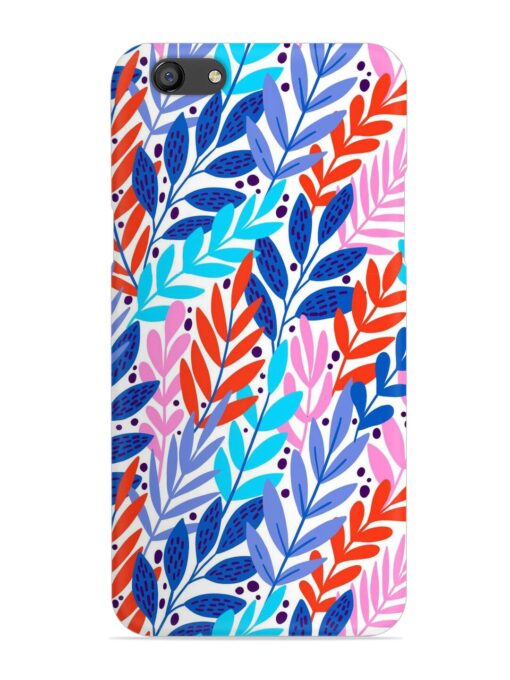 Bright Floral Tropical Snap Case for Oppo F3 Zapvi