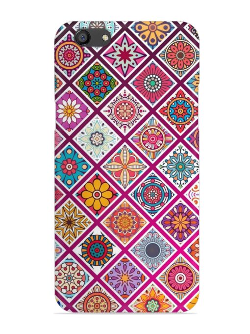 Seamless Tile Pattern Snap Case for Oppo F3 Zapvi