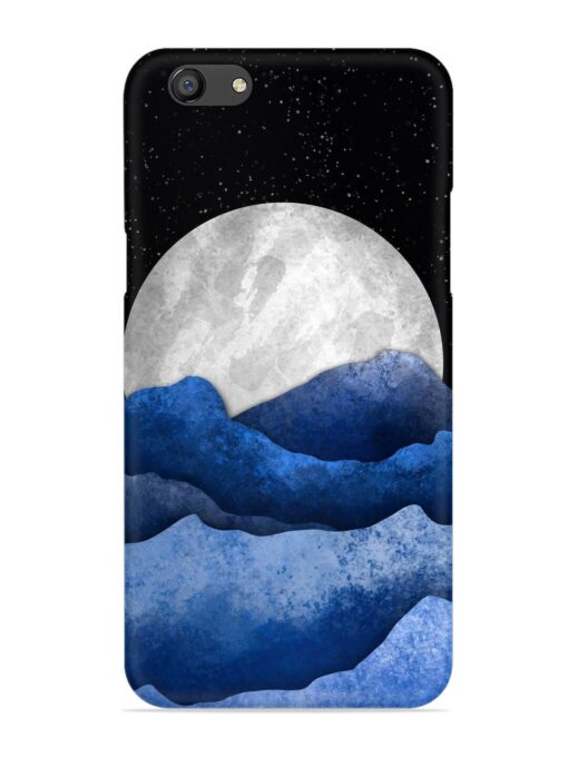 Full Moon Mountain Vector Snap Case for Oppo F3 Zapvi