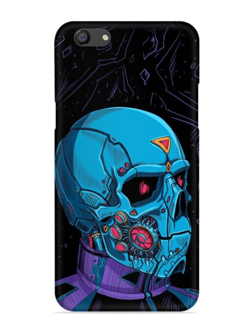 Skull Robo Vector Snap Case for Oppo F3 Zapvi