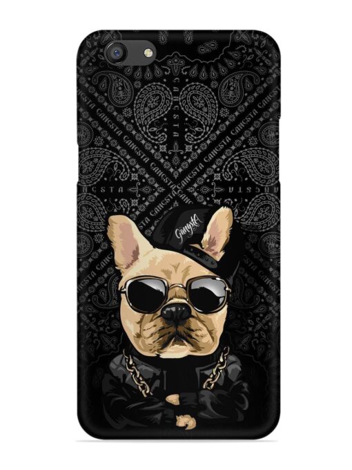 Gangsta Cool Sunglasses Dog Snap Case for Oppo F3 Zapvi