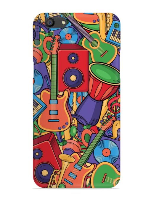 Colorful Music Art Snap Case for Oppo F3 Zapvi