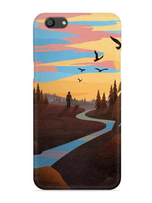 Natural Landscape Art Snap Case for Oppo F3 Zapvi