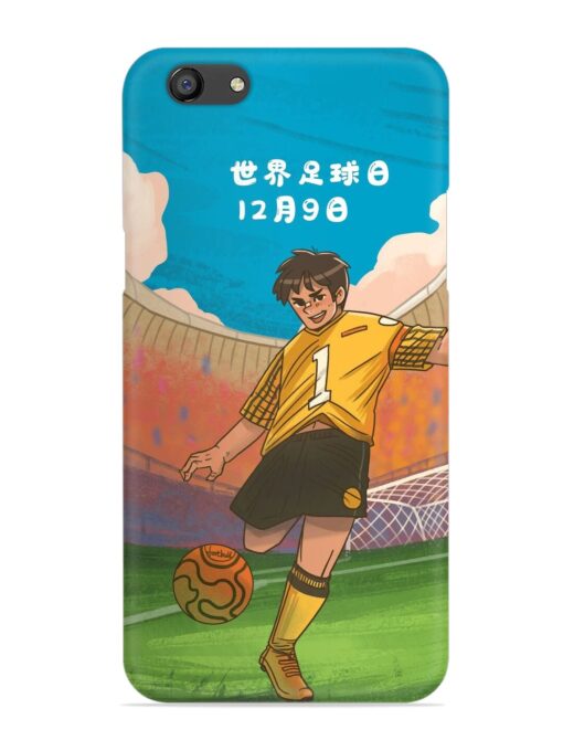 Soccer Kick Snap Case for Oppo F3 Zapvi