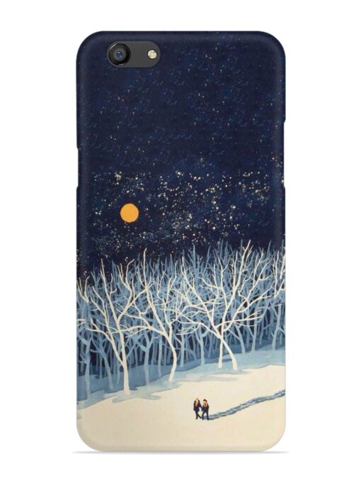 Full Moon Snowshoe Tour Snap Case for Oppo F3 Plus Zapvi