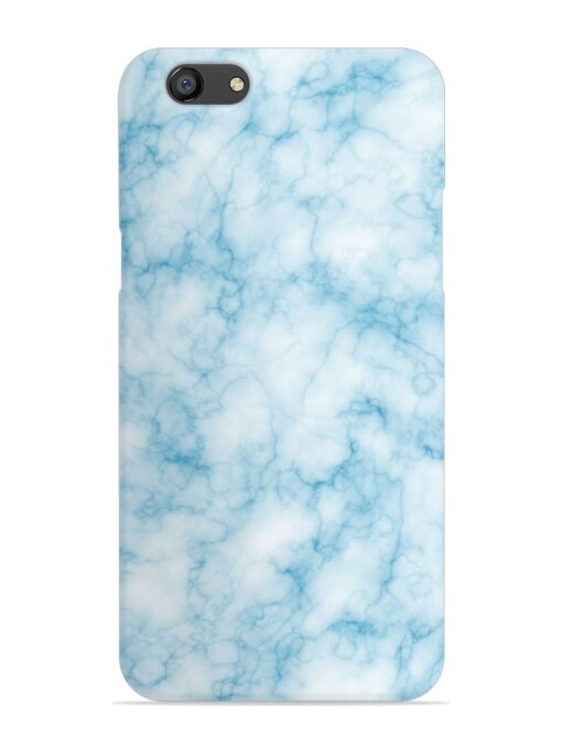 Blue White Natural Marble Snap Case for Oppo F3 Plus Zapvi