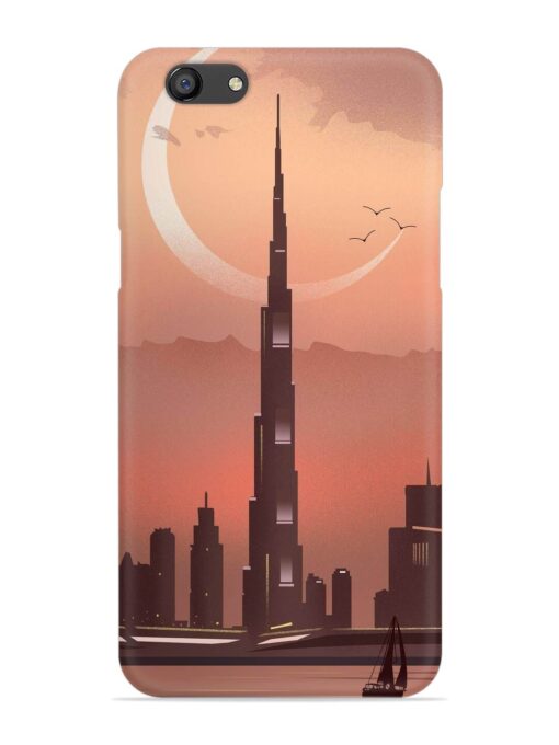 Landmark Burj Khalifa Snap Case for Oppo F3 Plus Zapvi