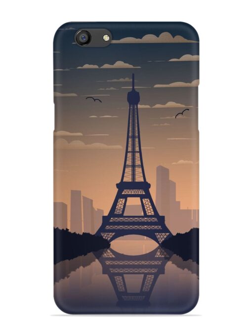 France Paris Eiffel Tower Gradient Snap Case for Oppo F3 Plus Zapvi