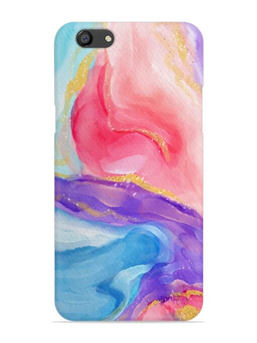 Watercolor Gradient Snap Case for Oppo F3 Plus Zapvi