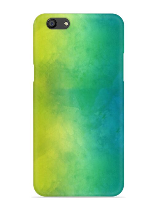 Yellow Green Gradient Snap Case for Oppo F3 Plus Zapvi