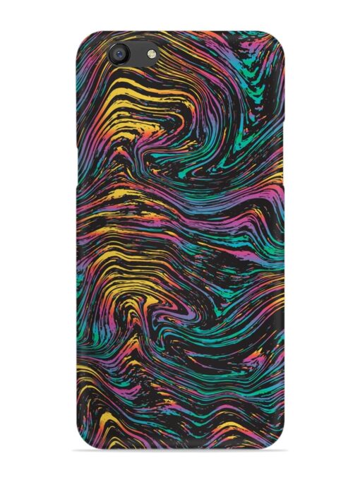 Abstract Liquid Colors Snap Case for Oppo F3 Plus Zapvi