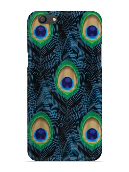 Seamless Pattern Peacock Snap Case for Oppo F3 Plus