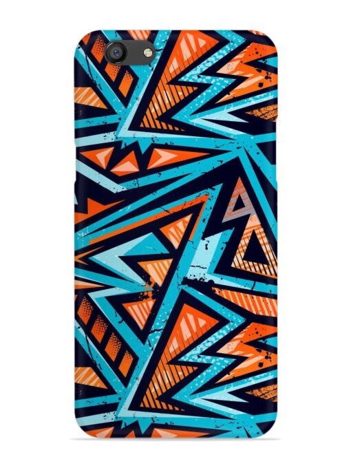 Abstract Seamless Grunge Snap Case for Oppo F3 Plus Zapvi