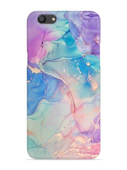 Alcohol Ink Colors Snap Case for Oppo F3 Plus