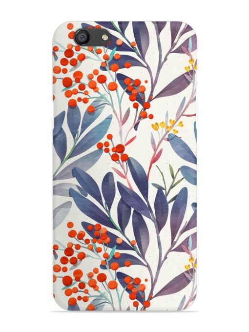 Seamless Floral Pattern Snap Case for Oppo F3 Plus