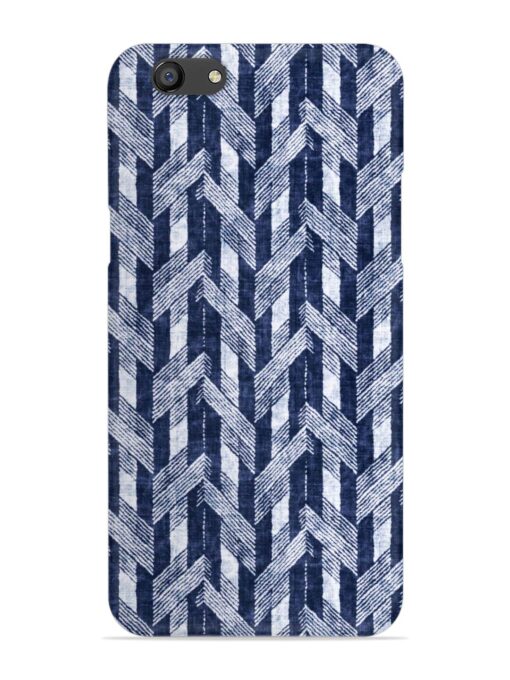 Abstract Herringbone Motif Snap Case for Oppo F3 Plus Zapvi