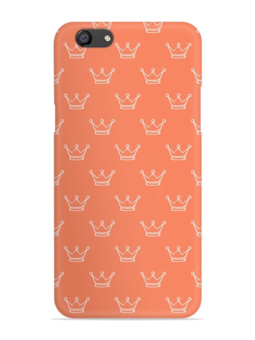 Hand Drawn Crown Snap Case for Oppo F3 Plus