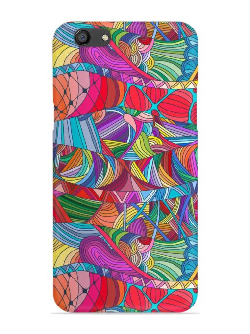 Seamless Patterns Hand Drawn Snap Case for Oppo F3 Plus Zapvi